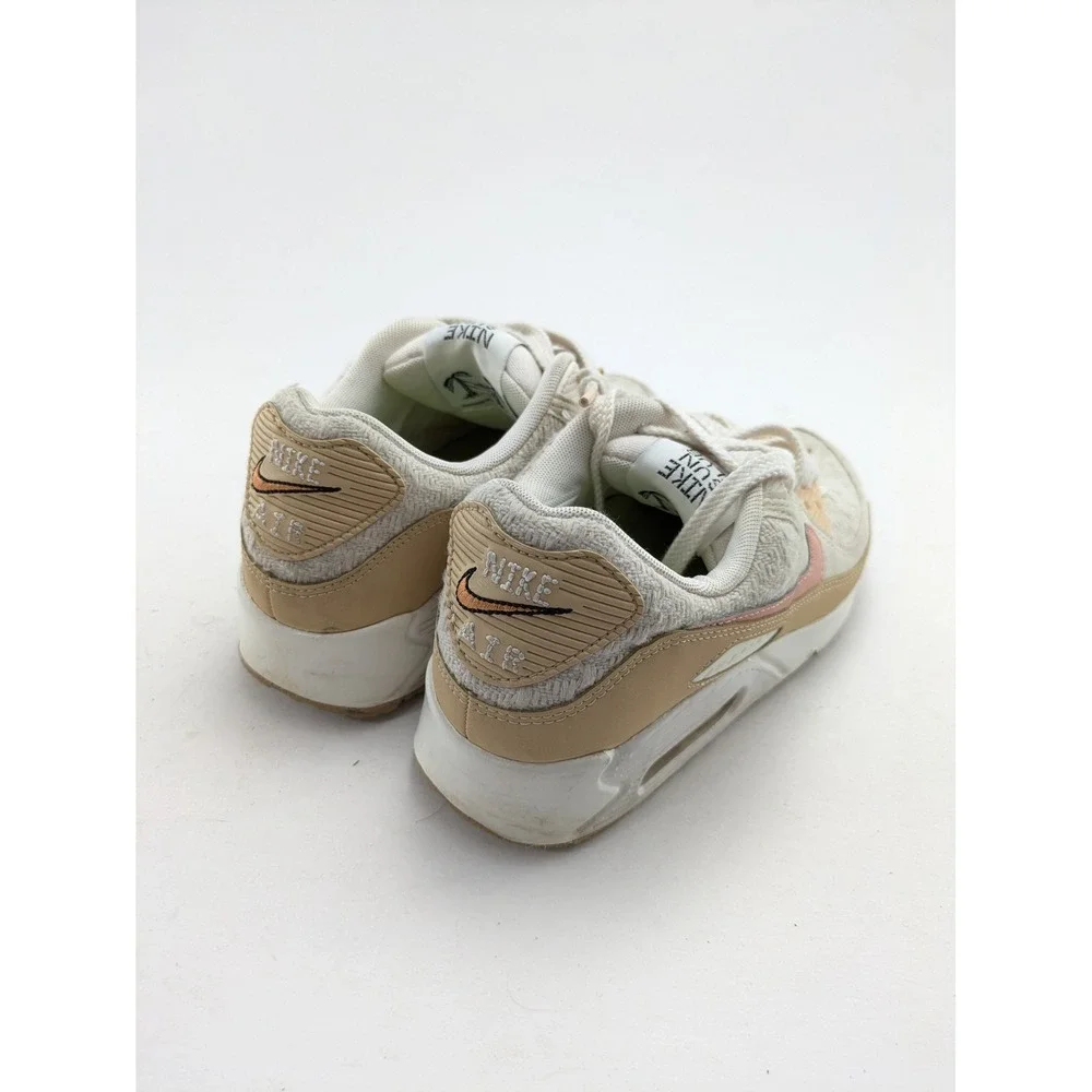 Womens Nike Air Max 90 SE Sun Club Beige White Casual Shoes DJ9997-101 Size 8.5 - Picture 4 of 7